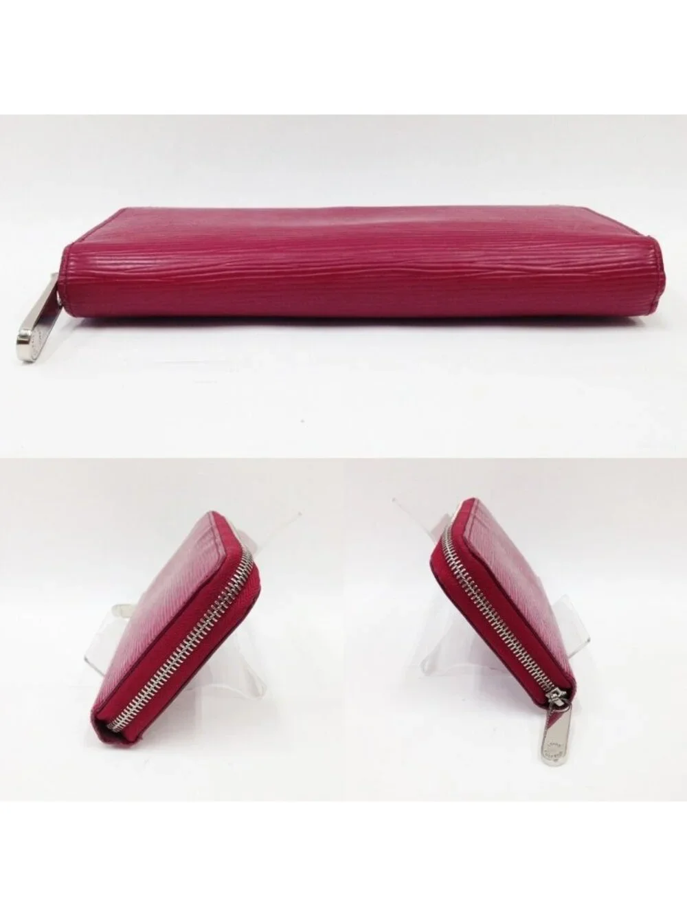 Louis Vuitton Epi Zippy Wallet Fuchsia Pink